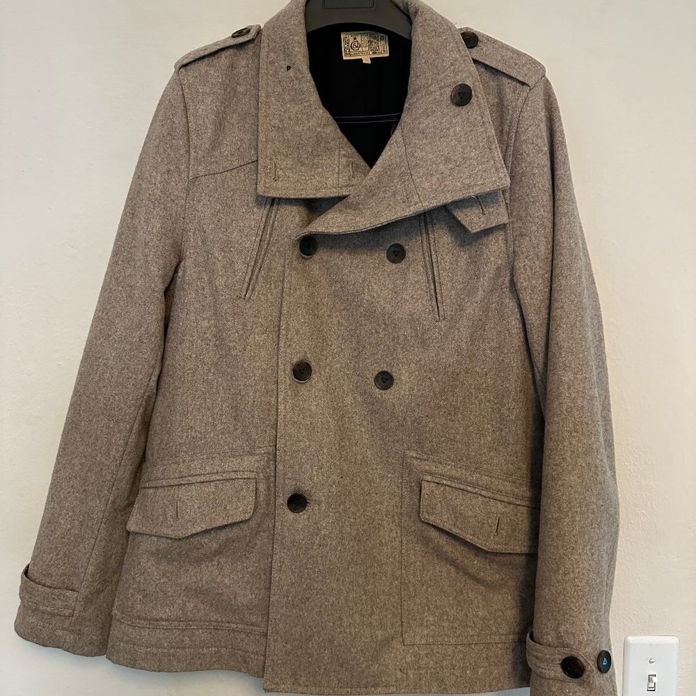 Cohesive & Co light brown peacoat